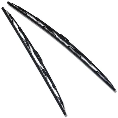 TuningPros WBMJ-20-21 Metal Frame Windshield Wiper Blade, 20'' (500mm) Driver Side & 21'' (525mm) Passenger Side, Set of 2 TuningPros WBMJ-20-21 Metal Frame Windshield Wiper Blade, 20'' (500mm) Driver Side & 21'' (525mm) Passenger Side, Set of 2