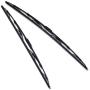 TuningPros WBMP-28-28 Metal Frame Windshield Wiper Blade For Bayonet Arm, Pin Arm and J Hook, 28'' (700mm) Driver Side & 28'' (700mm) Passenger Side, Set of 2