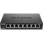 D-Link Ethernet Switch, 8 Port Gigabit Unmanaged Metal Fanless Desktop or Wall Mount Design (DGS-108) D-Link Ethernet Switch, 8 Port Gigabit Unmanaged Metal Fanless Desktop or Wall Mount Design (DGS-108)
