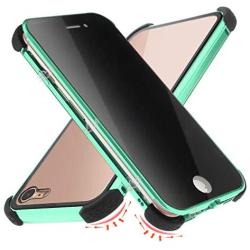 Privacy Magnetic Case for iPhone 11 Pro MAX 6.5'', Anti Peep Double Sided Tempered Glass [Reinforced 4 Corners Silicone] [Magnet Absorption Metal Bumper Frame] Thin Anti-Spy Full Protective Phone Case