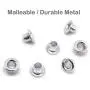 FoRapid 3mm/1/8'' Silver Eyelets-Scrapbooking/Birthday Wedding Baby Greeting Holiday Card/Craft Projects/Custom Binding/Luggage Cruise Tag/DIY Album/Clothing etc-Work Great with Crop-A-Dile - 200 PCS FoRapid 3mm/1/8'' Silver Eyelets-Scrapbooking/Birthday Wedding Baby Greeting Holiday Card/Craft Projects/Custom Binding/Luggage Cruise Tag/DIY Album/Clothing etc-Work Great with Crop-A-Dile - 200 PCS