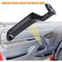 NPAUTO Interior Metal Door Handle Front / Rear Left Driver Side LH Replacement for 1987-1997 Ford Bronco F150 F250 F350 F53 F59 F800, 77178