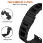 Fullmosa Stainless Steel Tool-Free Removal Watch Band Compatible for Apple Watch Series 6/SE/5/4/3/2/1, Exclusive Hand-Removal Metal Strap Part for iWatch 38mm 40mm 42mm 44mm