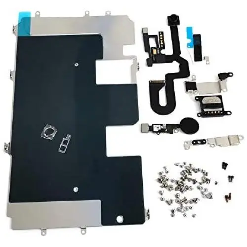 E-REPAIR Screen Assembly Metal Bracket Front Camera Flex Cable Small Parts Set Replacement for iPhone 8 Plus (5.5 inch) (Black) E-REPAIR Screen Assembly Metal Bracket Front Camera Flex Cable Small Parts Set Replacement for iPhone 8 Plus (5.5 inch) (Black)