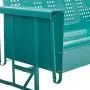 Crosley Bates Sofa Glider Turquoise Gloss Crosley Bates Sofa Glider Turquoise Gloss