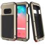 Punkcase S10e Metal Case, Heavy Duty Military Grade Armor Cover [Shockproof] Full Body Hard Aluminum & TPU Hybrid Design [High Impact Bumper] Compatible W/Samsung Galaxy S10e Edge (Gold)