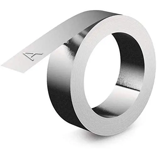 Compatible for DYMO Metal Labels Non-Adhesive Stainless Steel Embossing Tape for Dymo M1011, 1/2-inch, 21ft Cassette, 10 Rolls (32500) Compatible for DYMO Metal Labels Non-Adhesive Stainless Steel Embossing Tape for Dymo M1011, 1/2-inch, 21ft Cassette, 10 Rolls (32500)