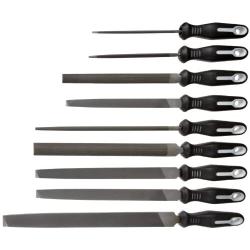 Crescent Nicholson 9 Pc. 6'', 8'', 10'' & 12'' Maintenance File Set with Ergonomic Handles, American Pattern - 22030HNN