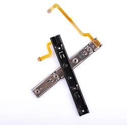 Side Rail with Ribbon Cable for Switch Console, NS Metal JoyCon Rail Replacement Part (Left + Right)