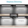 PHIVE LED Desk Lamp, Architect Clamp on Desk Light, Eye-Caring Metal Swing Arm Drafting Table Lamp, Dimmable, 4 Color Modes - Great for Workbench, Office, Task, Reading, Drawing (Upgraded Version)