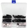 XLX 20Set Premium USB Connector with Shell Type-A Male(10SET) and Type-A A 2.0 Female 4 Pin Plug Connector Jack Socket DIY(10SET)