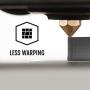 HATCHBOX ABS 3D Printer Filament, Dimensional Accuracy +/- 0.03 mm, 1 kg Spool, 1.75 mm, Silver (3D ABS-1KG1.75-SLV)