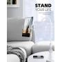 Gooseneck Tablet Mount Holder for Bed - Lamicall Flexible Tablet Arm Clamp for Bed Compatible with Pad Mini 7.9, Air 9.7, Pro 10.5, Switch, Galaxy Tabs, More 4.7-11'' Device - White