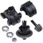 Hobbypark Front / Rear Drive Diff Gear Box Complete Set 02024 02051 02030 03015 for Redcat Volcano EPX HSP 1/10 RC Car 94111 94123 94106 94107 94108 (Front Gear Box Complete Set)