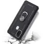 SWP for Samsung Galaxy A21S Case, Dual Layer Shock-Absorption Armor Cover,Full-Body Protective Case with Metal Ring Holder Kickstand for A21S (Black) SWP for Samsung Galaxy A21S Case, Dual Layer Shock-Absorption Armor Cover,Full-Body Protective Case with Metal Ring Holder Kickstand for A21S (Black)