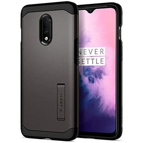 Spigen Tough Armor Designed for OnePlus 7 Case (2019) - Gunmetal