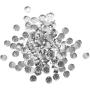 Fityle 200 Pieces Round Aluminium Tea Light Cups Empty Case Candle Wax Containers Candle Mold Model DIY Jelly Gel Wax Candles Tealight Accessories - 38x12mm