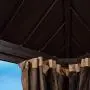 PURPLE LEAF 12 X 16 Outdoor Galvanized Steel Hardtop Double Roof Permanent Gazebo Canopy Aluminum Frame Patio Garden Gazebo with Curtains and Netting PURPLE LEAF 12 X 16 Outdoor Galvanized Steel Hardtop Double Roof Permanent Gazebo Canopy Aluminum Frame Patio Garden Gazebo with Curtains and Netting