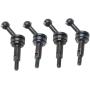 YU-NIYUT 4pcs Metal CVD Universal Joint Shaft Transmission for 1/28 Wltoys K969 K979 K989 K999 P929 P939 RC Car Upgrade Parts