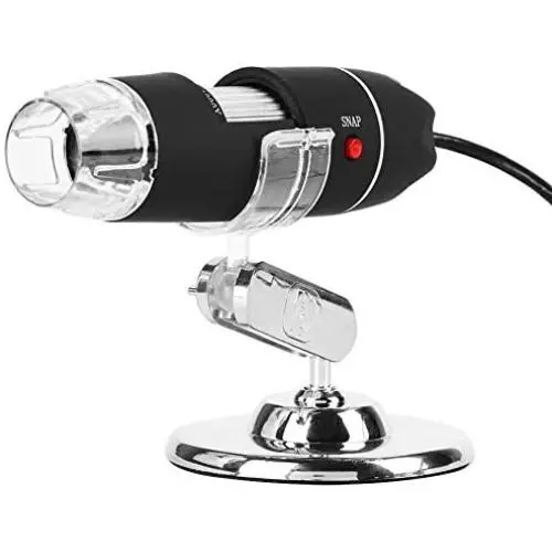 AYNEFY Magnification Endoscope, 8 LED Digital USB Microscope 1000x Mini Inspection Camera with Metal Stand for Industrial Testing Computer Parts Testing AYNEFY Magnification Endoscope, 8 LED Digital USB Microscope 1000x Mini Inspection Camera with Metal Stand for Industrial Testing Computer Parts Testing