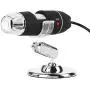 AYNEFY Magnification Endoscope, 8 LED Digital USB Microscope 1000x Mini Inspection Camera with Metal Stand for Industrial Testing Computer Parts Testing AYNEFY Magnification Endoscope, 8 LED Digital USB Microscope 1000x Mini Inspection Camera with Metal Stand for Industrial Testing Computer Parts Testing