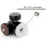 Harwerrel Tripod Mini Ball Head 360 Degree Metal Ballhead Tripod Mount with 3/8'' to 1/4'' Screw Adapter for Digital Camera DSLR Cell Phone Monopod Gopro Light Stand Lighthouses