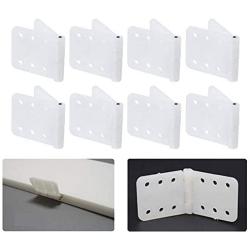 25 Pack Pinned Nylon Hinges W0.47 Inch and L1.0 Inch RC Airplane Plane Model Aircraft Parts