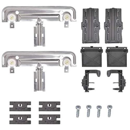 Siwdoy W10712395 Dishwasher METAL Rack Adjuster Kit Compatible with Whirlpool Dishwasher Replaces PS10065979 AP5957560 W10350375 W10250159