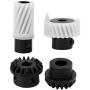 4pcs Hook Drive Gear Set, Plastic Sewing Machine Drive Shaft Gear Kit for Singer Sewing Machine Replacement Accessories