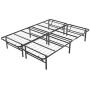 Classic Brands Hercules Black Heavy Duty Metal 14-Inch Platform Mattress Foundation Bed Frame - Queen