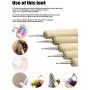 Augernis Polymer Clay Tools,28pcs Modeling Clay Sculpting Tools Set for Pottery Sculpture,Dotting Tools Ball Styluses for Rock Painting Cake Fondant Decoration Augernis Polymer Clay Tools,28pcs Modeling Clay Sculpting Tools Set for Pottery Sculpture,Dotting Tools Ball Styluses for Rock Painting Cake Fondant Decoration