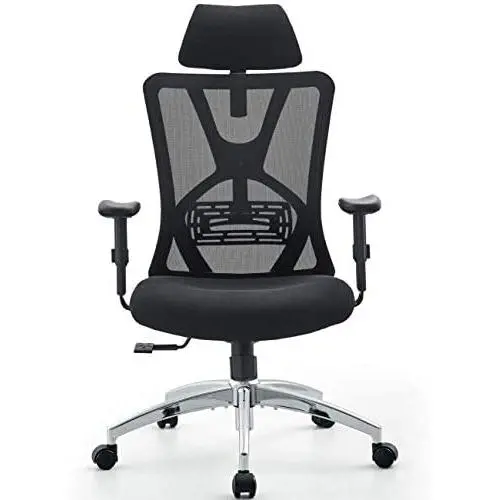 Ticova Ergonomic Office Chair - High Back Desk Chair with Adjustable Lumbar Support & Thick Seat Cushion - 140°Reclining & Rocking Mesh Computer Chair with Adjustable Headrest, Armrest Ticova Ergonomic Office Chair - High Back Desk Chair with Adjustable Lumbar Support & Thick Seat Cushion - 140°Reclining & Rocking Mesh Computer Chair with Adjustable Headrest, Armrest