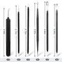 Tomata Blackhead Remover Comedone Extractor - (6 Piece Kit) - Professional Stainless Pimples Comedone Extractor Removal Tool