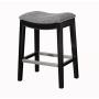 Madison Park Belfast Bar Stools, Contour Fabric Padded Seat, Nail Head Trim, Modern Kitchen Counter Chair, Solid Hardwood, Metal Kickplate Footrest, Dining Room Accent Furniture, Grey