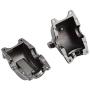 Jadpes Winter Front Rear RC Accessory Gearbox,Front Rear Metal Gearbox Housing Upgrade Parts Gear Box Mount Upgrade Parts for WL Toys A959 A979 A969 1/18 RC Car(#2)
