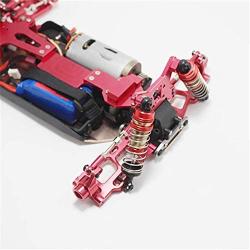 YIZAN for WLtoys 1:14 144001 RC Car Full Upgrade Spare Parts Metal C Seat Steering Cup Swing Arm Central Drive Shaft,Red