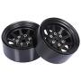 YU-NIYUT 2pcs/Set 1.9inch Metal Beadlock Wheel Rims Kit RC Car Spare Parts Accessories for 1/10 Hsp RC Crawler Buggy Car