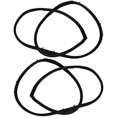 Make Auto Parts Manufacturing Set of 2 Right and Left Full Metal Door Seal Rubber Kit Pair for Jeep CJ 1976-1983 / Wrangler YJ 1987-1995 Make Auto Parts Manufacturing Set of 2 Right and Left Full Metal Door Seal Rubber Kit Pair for Jeep CJ 1976-1983 / Wrangler YJ 1987-1995