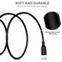 UNBREAKcable Lightning Cable iPhone Charger- [Apple MFi Certified] Ultra-High Lifespan 2.4A Charge iPhone Cable Compatible with iPhone Xs/XS Max/XR/X/ 8 8 Plus/ 7 7 Plus/iPad/iPod - 3.3ft 1M Black