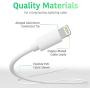 TalkWorks iPhone Charger Lightning Cable 10ft Long Heavy Duty Cord MFI Certified for Apple iPhone 12, 12 Pro/Max, 12 Mini, 11, 11 Pro/Max, XR, XS/Max, X, 8, 7, 6, 5, SE, iPad - White