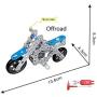 Alloy Motorcycle Building Block Toys, Creative Metal, Simulation Construction Toys Sets STEM Learning Toys, Best Gifts for Boys and Girls.