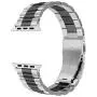 Dsytom Compatible Apple Watch Band 42mm 44mm 38mm 40mm, XL Large Metal Replacement Strap Compatible Apple Watch Series 6/5/4/3/2/1 Smartwatch,apple watch SE(Silver/Black) Dsytom Compatible Apple Watch Band 42mm 44mm 38mm 40mm, XL Large Metal Replacement Strap Compatible Apple Watch Series 6/5/4/3/2/1 Smartwatch,apple watch SE(Silver/Black)