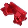 Aluminum Front Bulkhead for Traxxas 2WD Slash Rustler VXL Stampede Bandit 1/10 Truck, Upgrade Parts 2530 2530A, Red