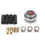 Fuel Pressure Regulator Kit, Gunmetal Fuel Pressure Regulatorwith 8mm 10mm Tail Hose Adjustable Universal for Carburetor Engine Fuel Pressure Regulator Kit, Gunmetal Fuel Pressure Regulatorwith 8mm 10mm Tail Hose Adjustable Universal for Carburetor Engine