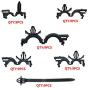 ANTS PART 54 Pcs Car Wire Harness Routing Clip Wiring Harness Wire Loom Routing Clips Assortment Replacement Parts for Honda GM Mazda