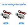 Aibecy 24V 3D Printer Gantry Extrusion Head Print Head Hotend Remote Kit Titanium Alloy Nozzle Extruder for Ender Series/Artillery Sidewinder X1/Two Trees Bluer/Bluer Plus/Sapphire Plus/Sapphire Pro
