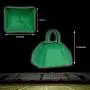 Metal Cowbells with Handles 3 inch Novelty Noise Maker - 12 Pack (Green)
