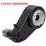 weelye 12V550 40000RPM Gearbox with High Torque 12V DC Motor for Kids Ride on Car SUV Parts, Electric Motor with Gear Box High Speed RS550 DC Motor Match Children Ride on Toys Accessories