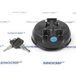 ZAX200 Fuel Tank Cap - SINOCMP 2 Key Fuel Tank Cap Assy For Hitachi ZAX200 ZAX210 ZX60-5G ZX70-5G Excavator Parts, 3 Month Warranty