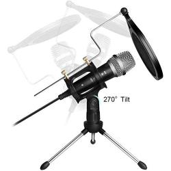 USB Microphone,ARCHEER Podcast Recording Microphone for Computer Laptop MAC or Windows,Professional Plug&Play Condenser Studio PC Microphone for Gaming Streaming Broadcast, YouTube, Voice Over